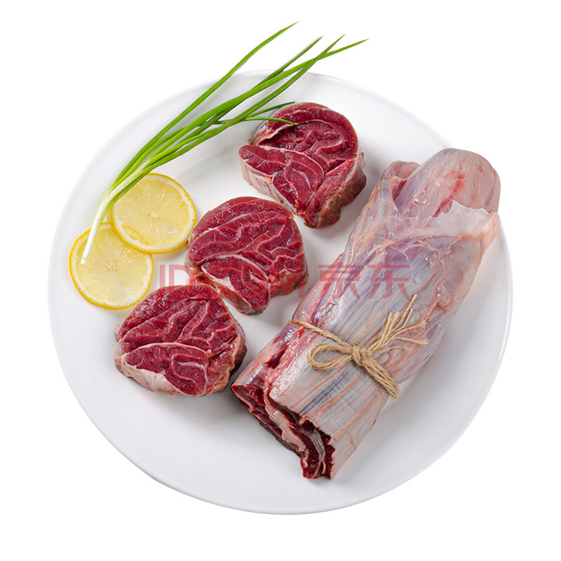 金钱腱新鲜牛腱子肉金钱腱芯1000g黄牛腿肉冷冻健身牛前腱 2kg 金钱腱