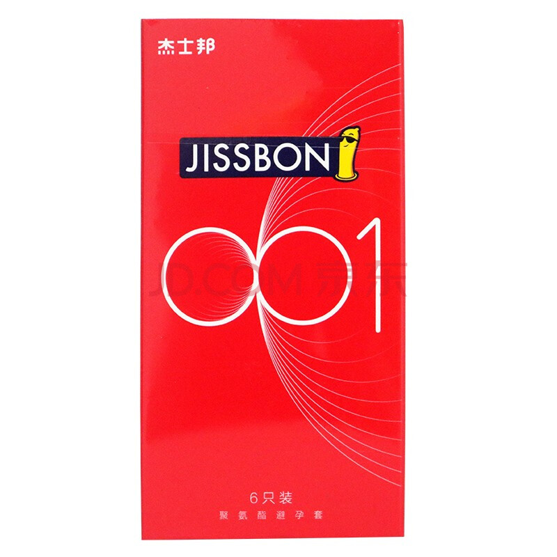 杰士邦001避孕套安全套男正品0.01byt轻透 标准装