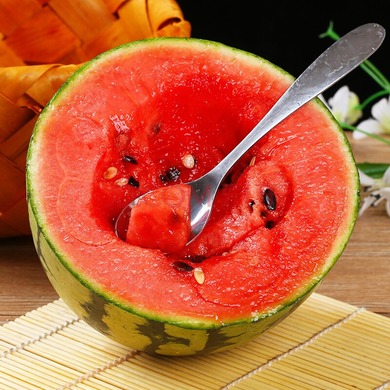 产地直发包邮 潍坊2k全美小西瓜 铂金果 约4-5斤 精选早春红玉西瓜红