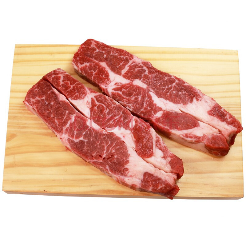 【顺丰现货】雪花牛小排 1000g 澳洲安格斯谷饲m3级牛小排整块安格斯