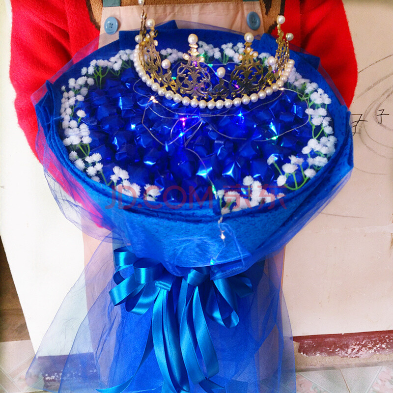 棒棒糖花束成品卡通零食糖果花束情人节女友闺蜜99颗生日礼物 99颗