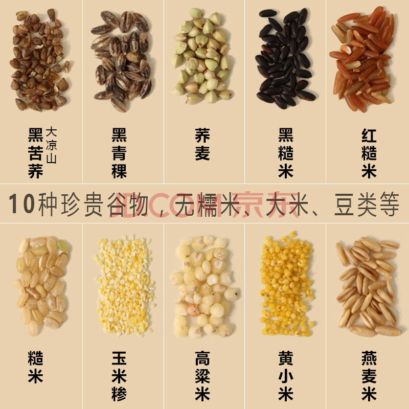 5斤十谷米杂粮饭糙米饭五谷 粗粮饭八宝餐原料