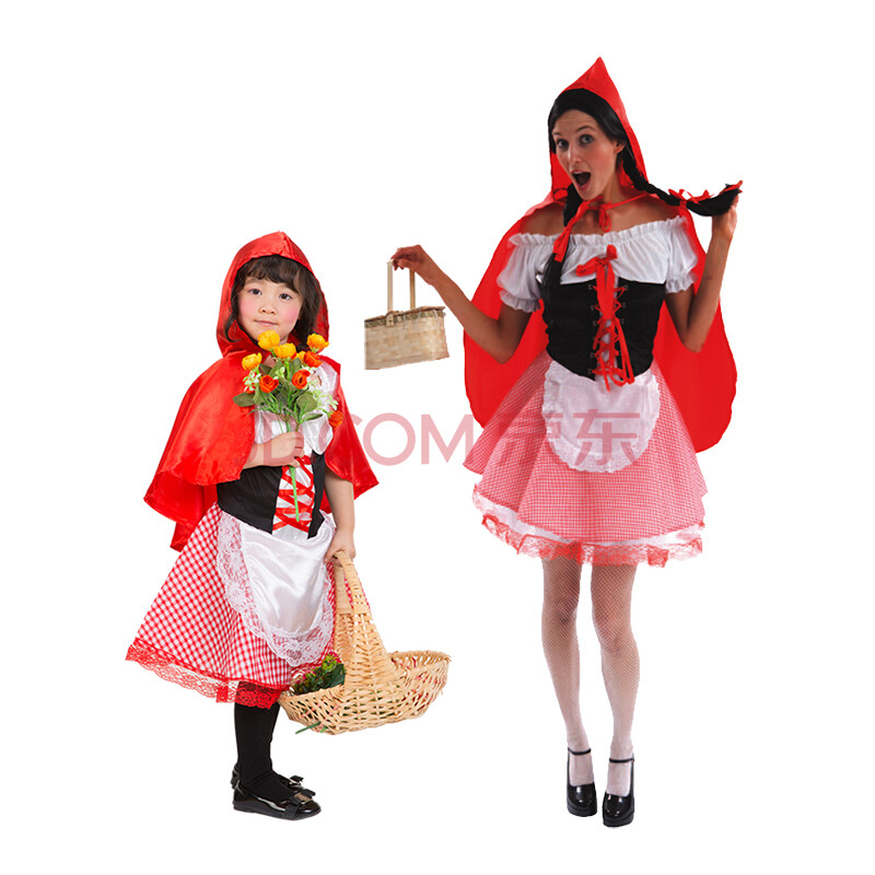 童话故事人物服装儿童表演服装童话故事人物服饰小红帽披风斗篷成人大
