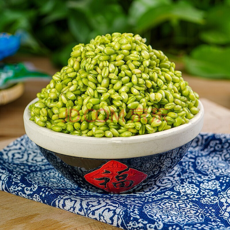 2021新鲜青麦仁小麦仁青麦粒麦穗农家自产嫩麦籽碾转煮粥杂粮 700g*2