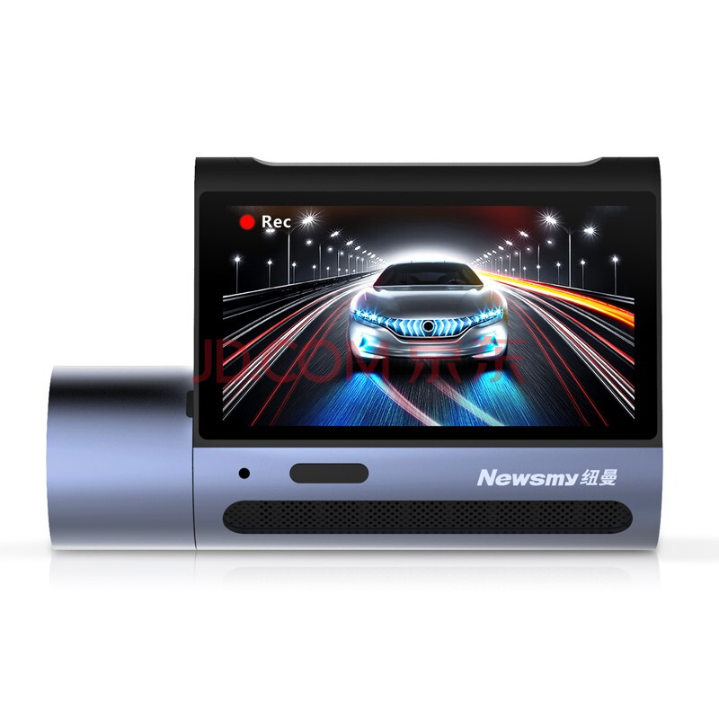 纽曼360行车记录仪高清夜视车载全景24小时停车监控器免安装无线 黑色