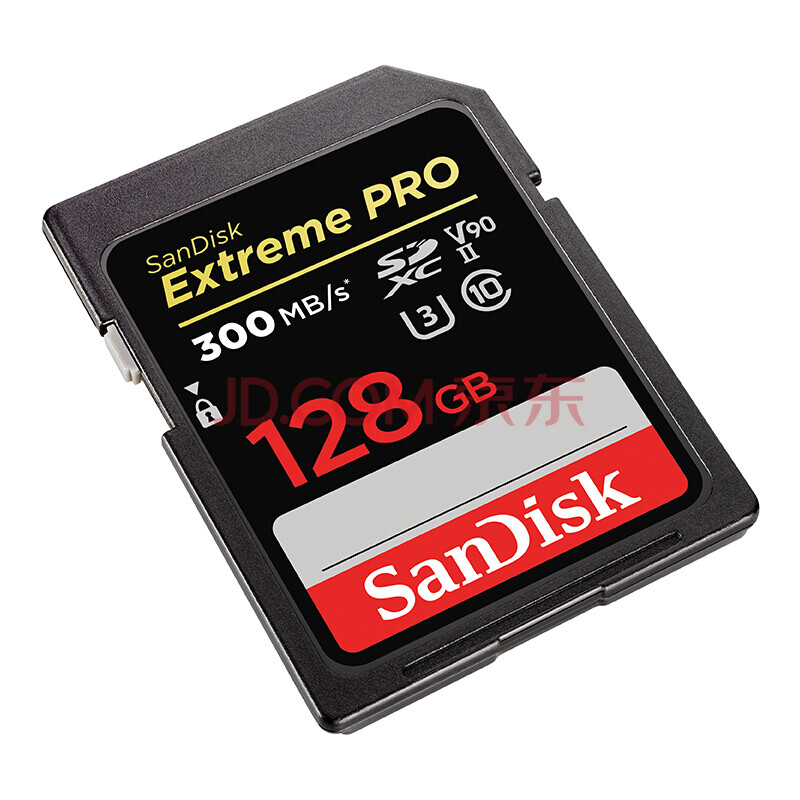 闪迪(sandisk)128gb sd存储卡u3 c10 8k数码相机内存卡存储卡读速300