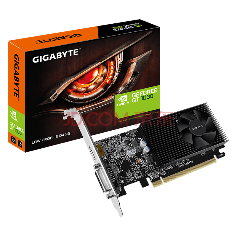 技嘉(gigabyte)gt710 显卡半高刀卡亮机 支持小机箱lol游戏 mini刀卡