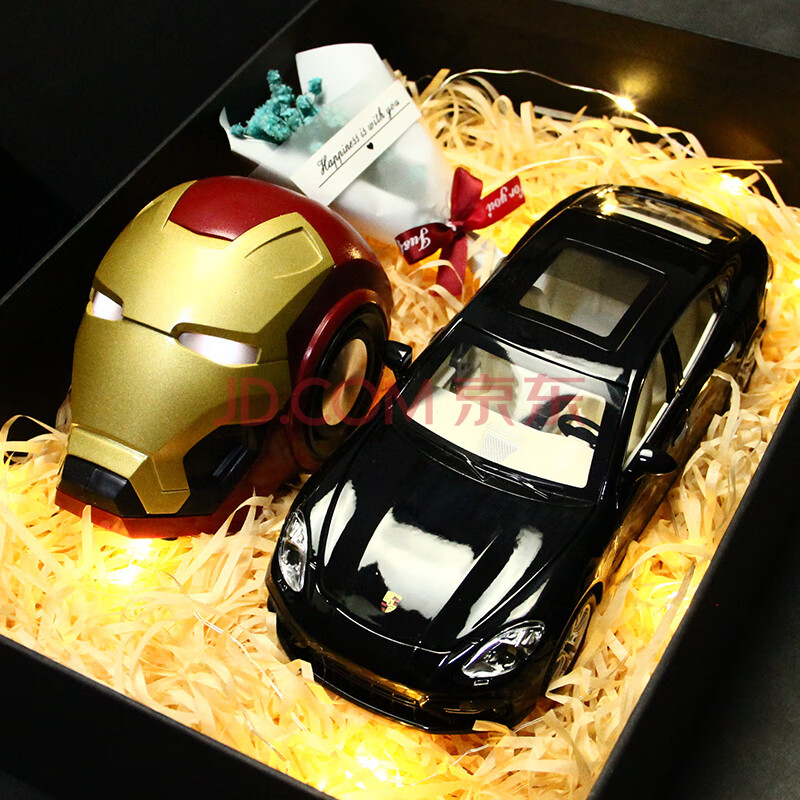 帕拉梅拉车模保时捷合金汽车模型仿真轿跑情人节生日礼物男生 黑色