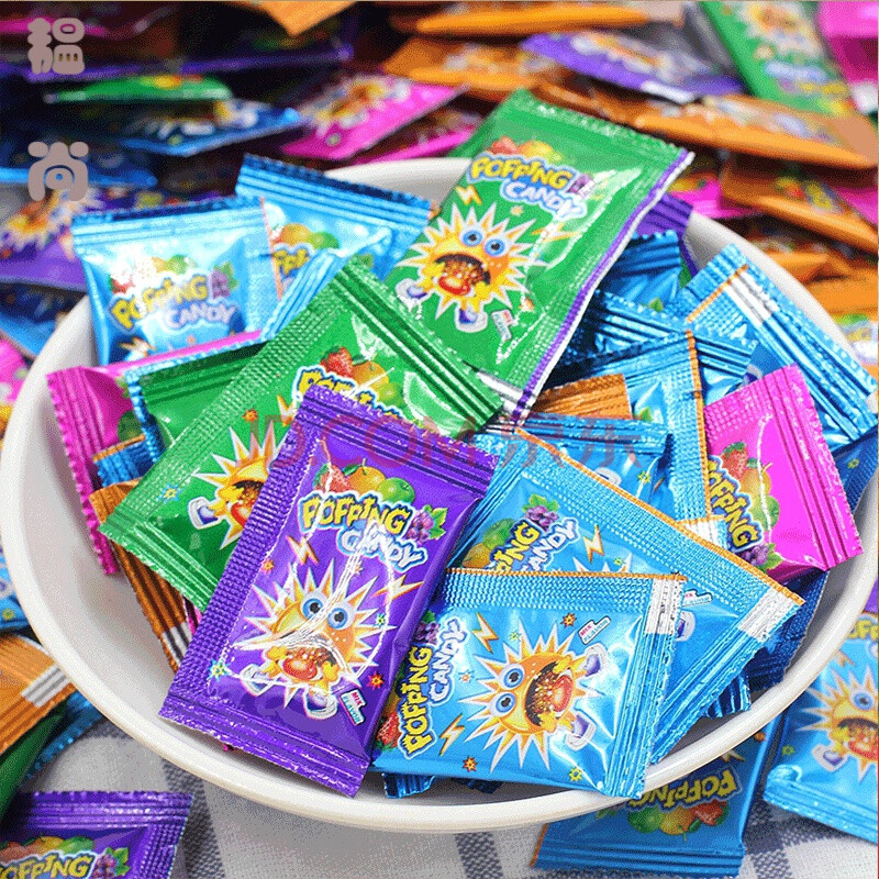 10斤整箱果冻玉米糖跳跳糖弹性好尖头螺旋果冻透明 跳跳糖150小包