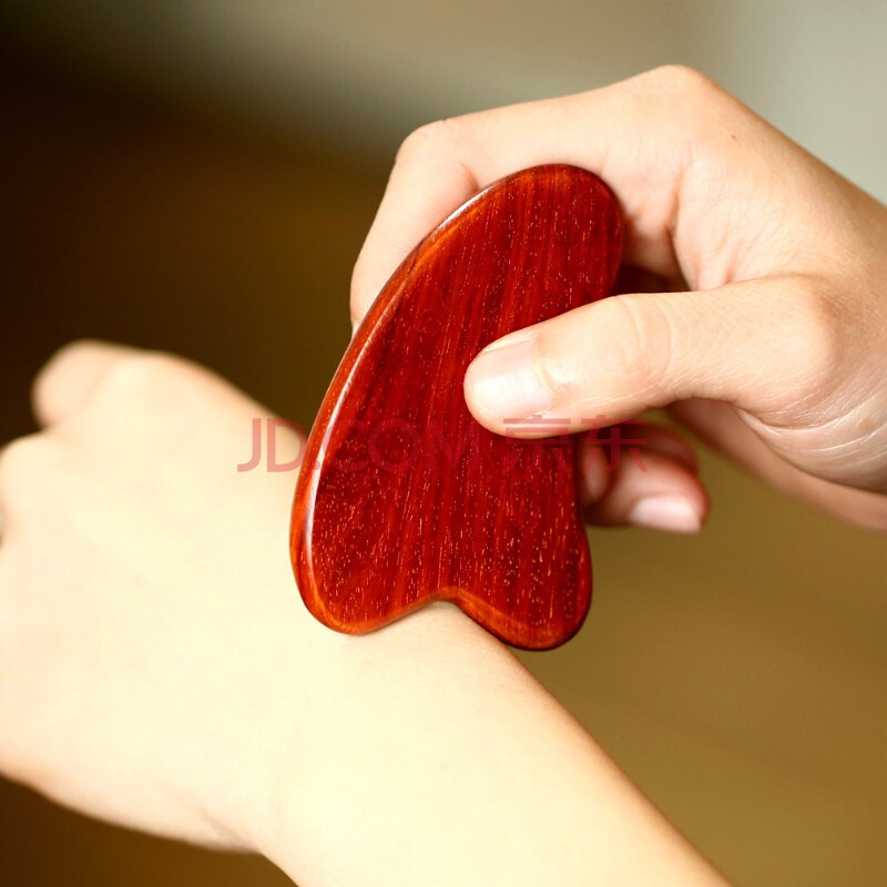 印度小叶紫檀刮痧片 按摩刮痧片面部背部腿部刮痧板牌随型挂件 70*48*