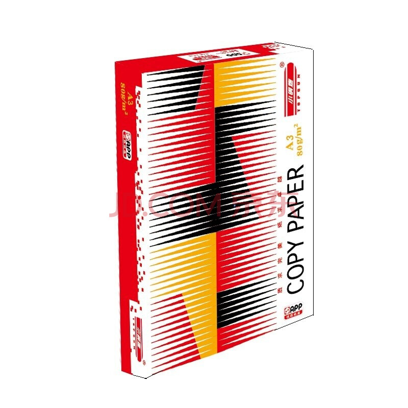 小钢炮(topgun)红钢炮 a3/80g 复印纸 500张/包 3包/箱 2箱/组