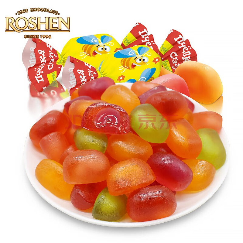 如胜小蜜蜂果汁爆浆软糖500g散装结婚喜糖批发进口糖果解馋小零食