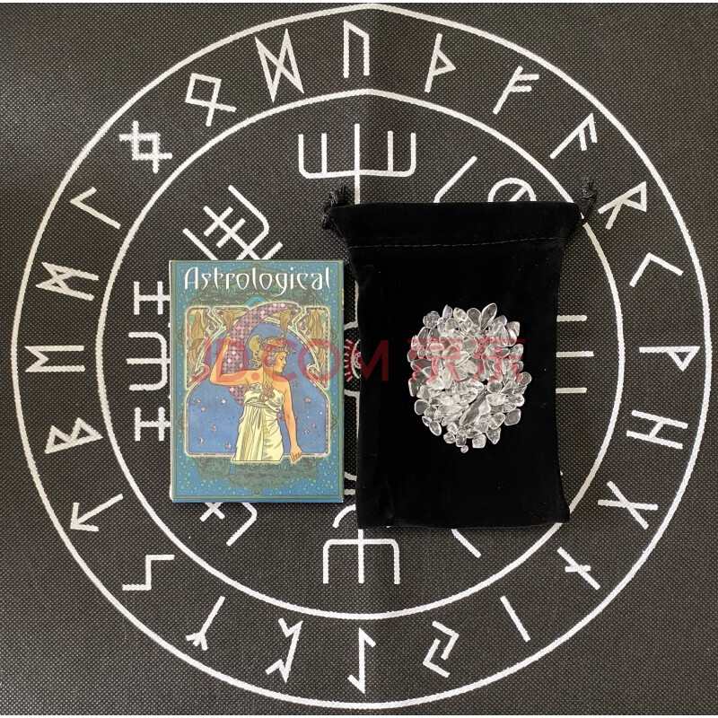 astrological oracle 占星神谕卡英文定制卡牌 占星神谕卡 无纺桌布