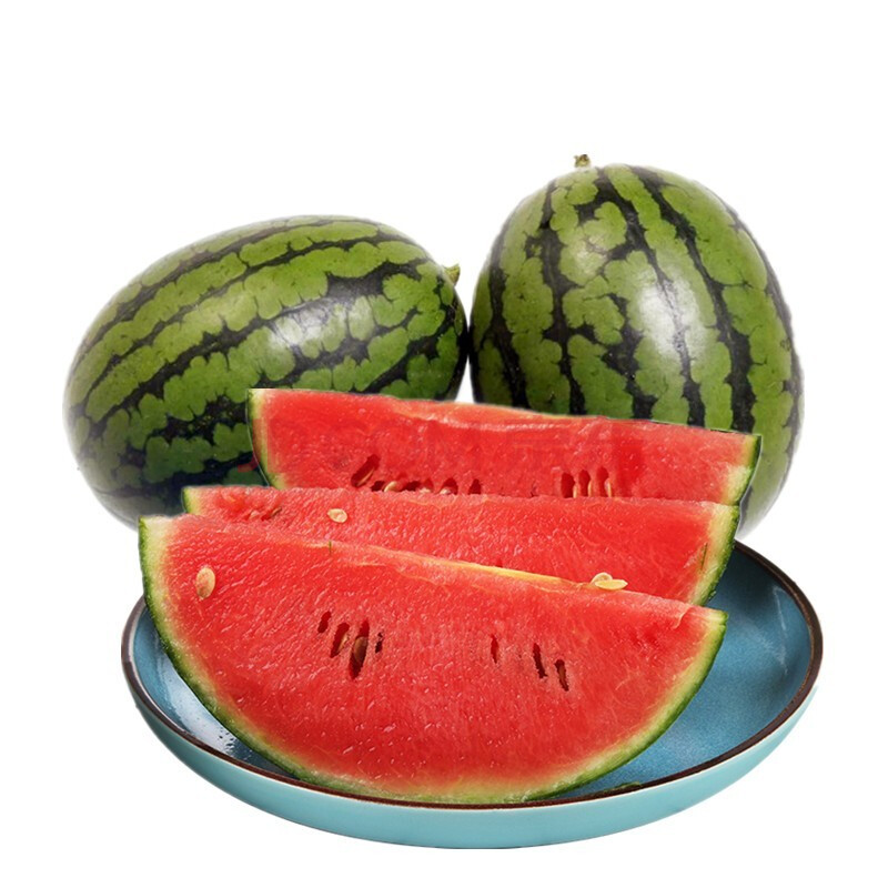 仙农悠品山东全美2k西瓜 网红手剥西瓜 冰糖薄皮麒麟西瓜 新鲜应季