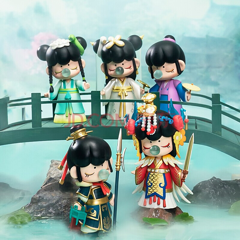 盲盒与子成说手办囡茜林深不知处古装女子摆件今夕何夕古风系列抖音