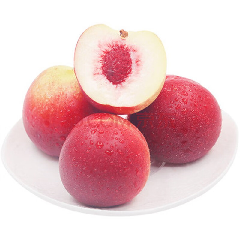 珍珠枣油桃 新鲜油桃 脆硬 白心白肉小桃子 水果应当季孕妇 10斤