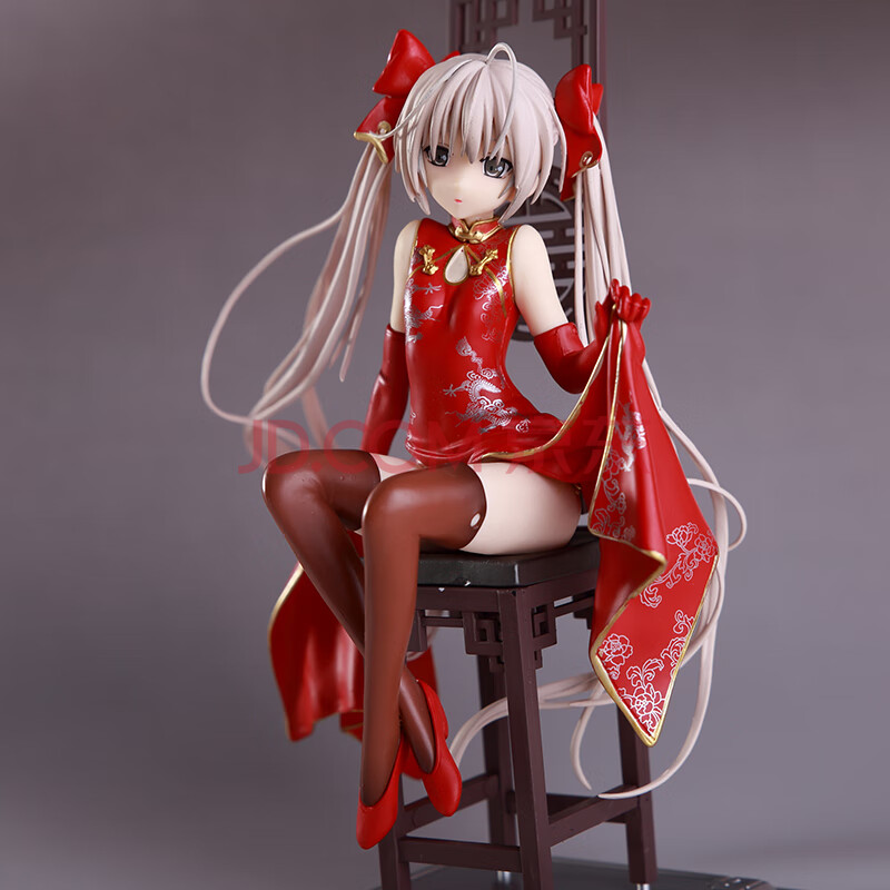 穹妹动漫手办女模型 缘分的天空 春日野穹旗袍坐姿二次元摆件圣诞节