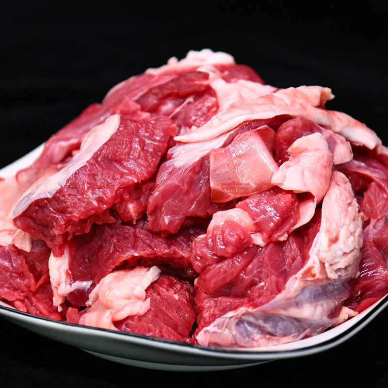 新鲜筋头巴脑鲜牛肉正宗黄牛牛肉生鲜调理牛肉牛杂碎 2斤新鲜筋头巴脑