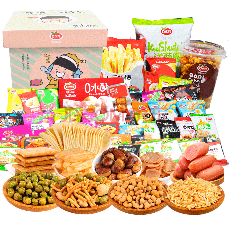 七夕六一儿童节零食小吃零食批发整箱送小朋友女孩子 幸福男孩礼盒
