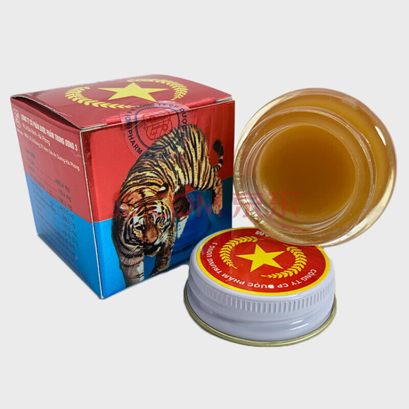 【专营店推荐】越南原装军膏20克五角星红虎膏减痛膏颈椎疼跌打扭伤舒