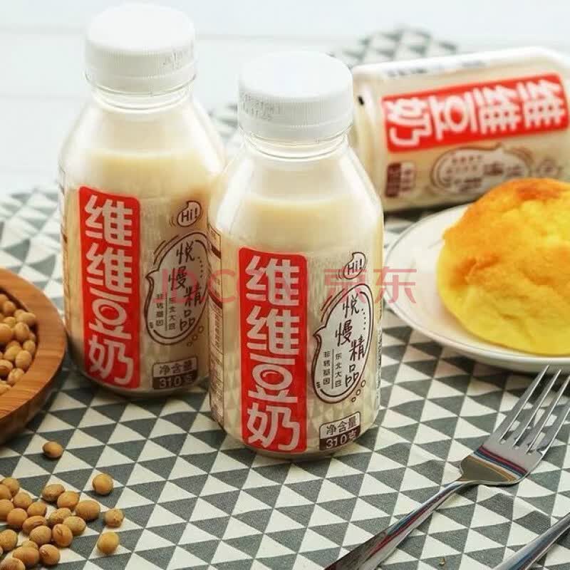 维维精品豆奶 维维豆奶 310g*瓶 6瓶 悦慢精品 有机大豆营养早餐 6瓶