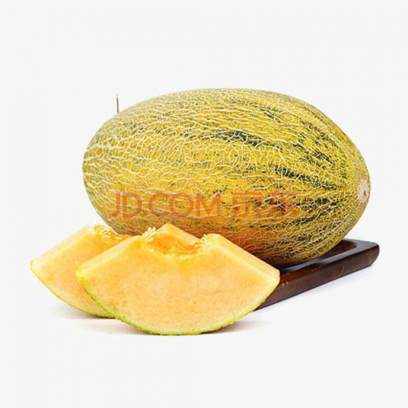 新疆特产正宗伽师八六王哈密瓜 新鲜水果纹黄皮特级甜瓜王 2个瓜 3000