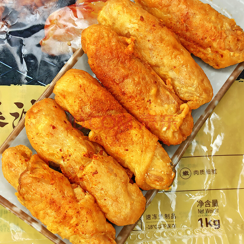 5折 爆浆鸡腿卷1kg/包爆汁鸡肉卷烧烤油炸半成品商用家用小吃 爆汁