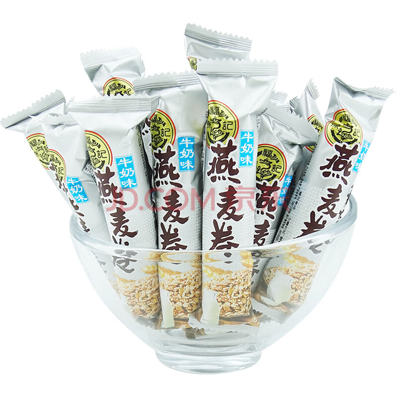 徐福记燕麦卷散装称 1500g 牛奶味紫薯味糙米卷饼干新年年货糕点 休闲