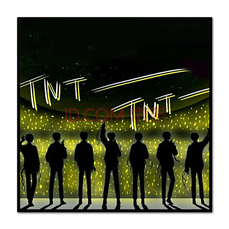时代少年团数字油画 tnt时代少年团 单曲for you专辑封面 diy数字油画