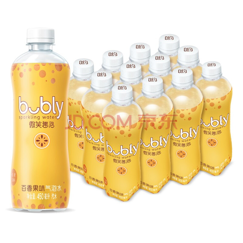 百事可乐微笑趣泡 百香果味450ml*12