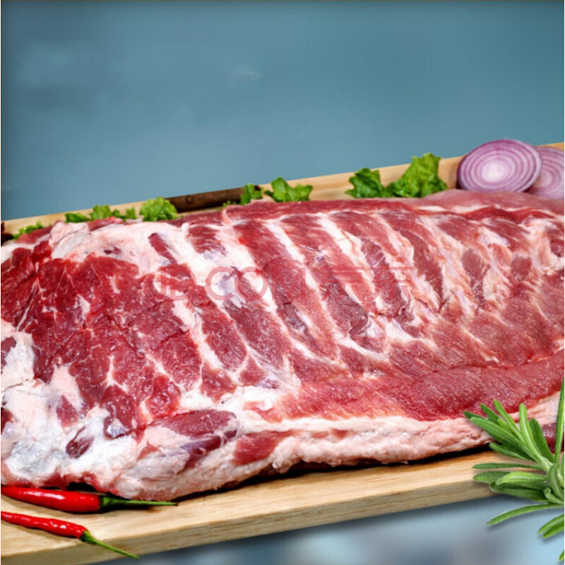 青封铭猪仔排猪肋排猪排骨纯肋排农家散养黑猪寸排 4斤装