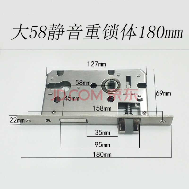 室內門房門木門配鎖換鎖大58鎖體重彈簧鎖芯鎖心老式鎖頭鎖舌鎖塊 大