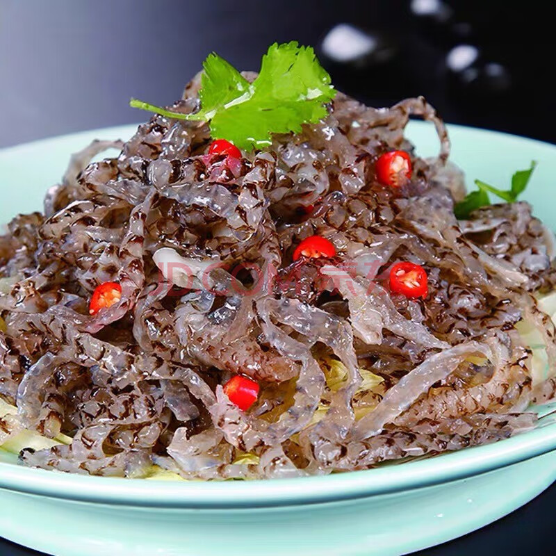 冰喜泡椒鱼皮即食150g包 凉拌山椒辣鱼皮丝凉菜冷菜 鱼类 5包【实惠