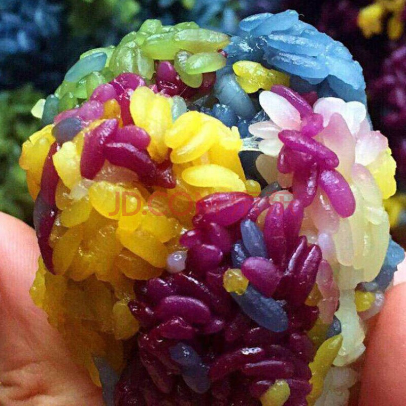 五色糯米饭七彩米广西特产罗平花米饭农家彩色米糯半斤1斤装 混色470g