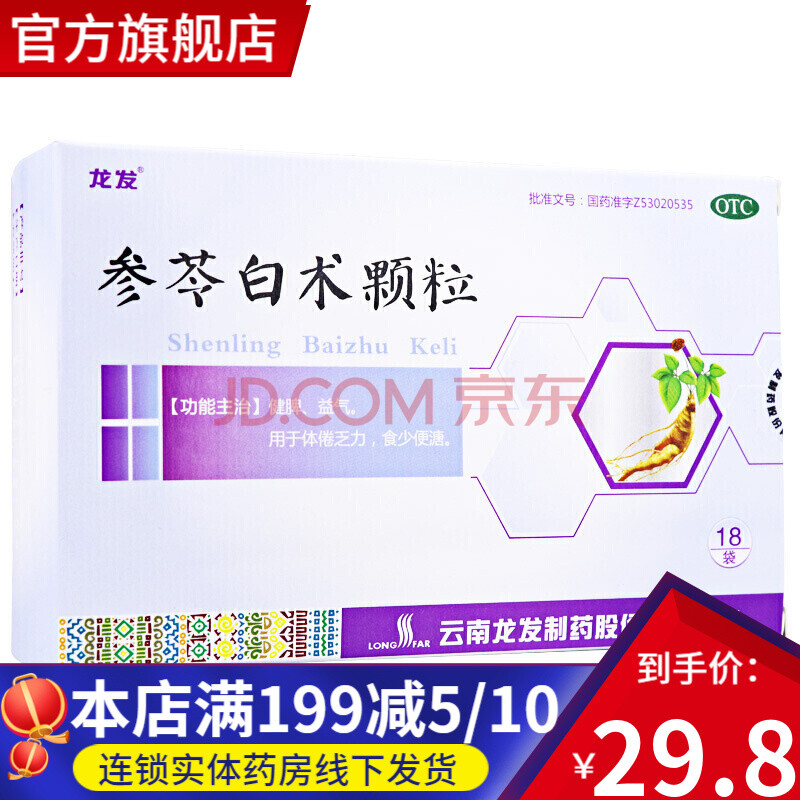 胃脹氣可選北京同仁堂的參苓白朮顆粒 腸胃消化不良脾胃不好吃什麼藥