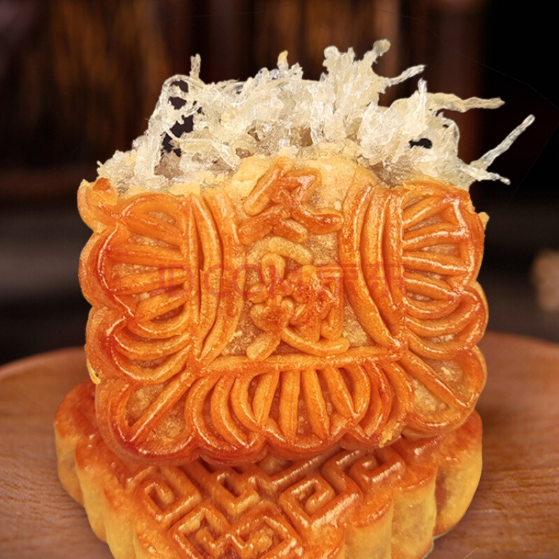 广西灵山冬蓉月饼传统特产广式手工芝麻蓉五仁叉烧冬瓜翅冬翅月饼