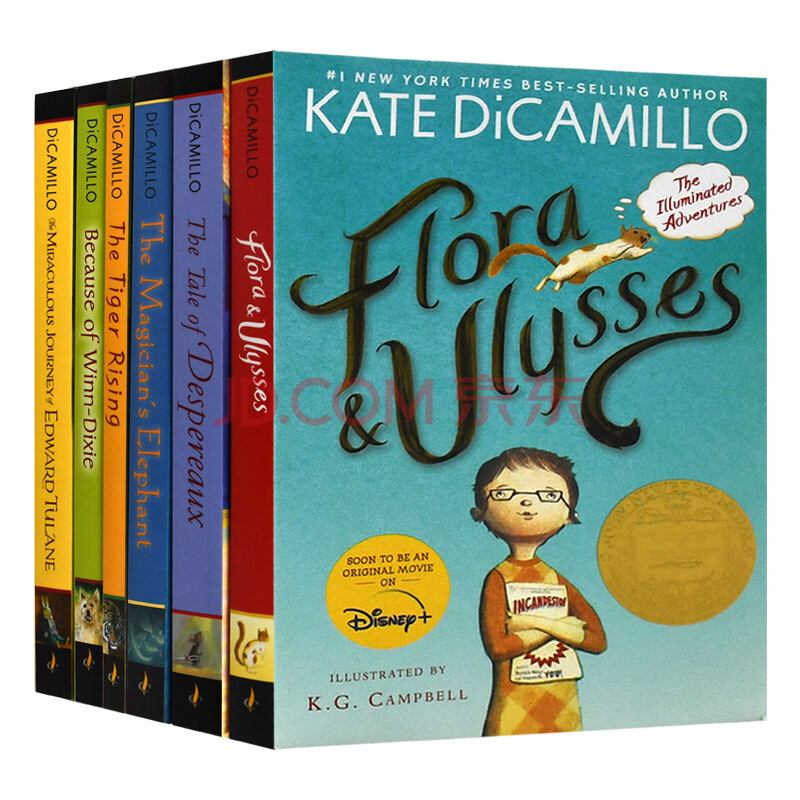 kate dicamillo 纽伯瑞奖 英文版儿童文学小说 凯特迪卡米洛作品集6册