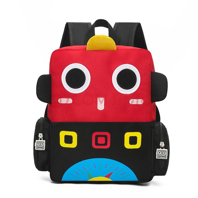 巴布豆 商场同款2021款机器人童书包卡通动漫1-3年级男女孩小学生书包