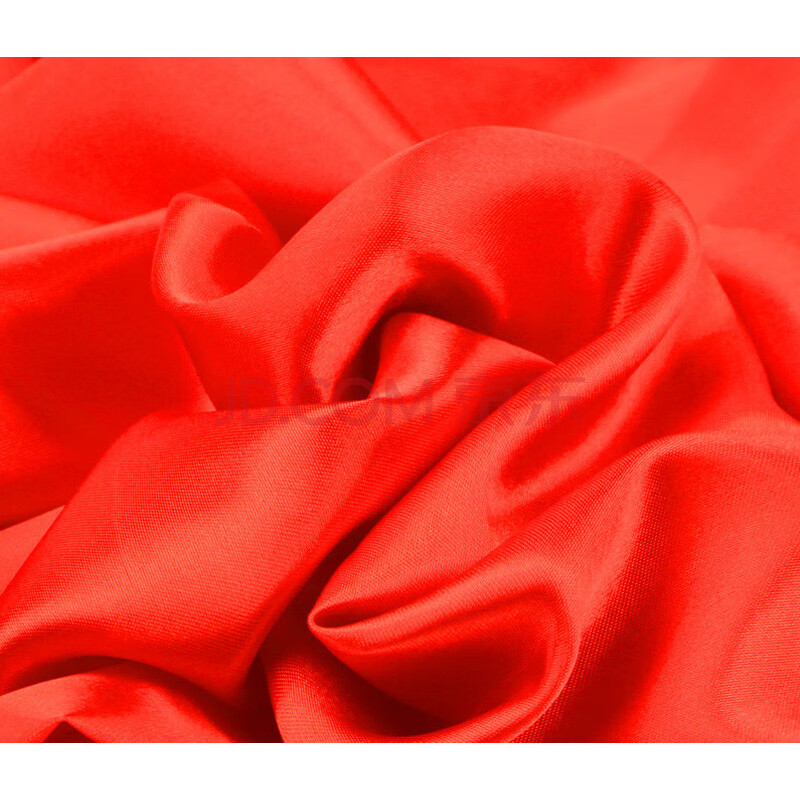 红布料 纯棉 喜事结婚红布佛布红绸布全棉中国风绸缎布大红色棉布 大