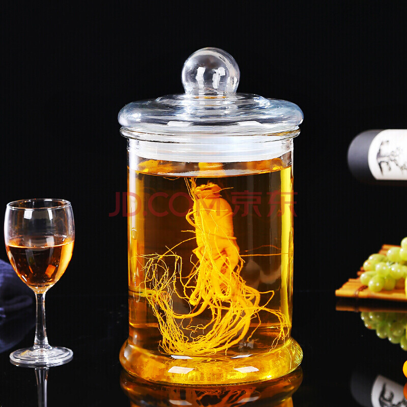浸泡药材酒瓶泡药酒的罐子泡药酒的大玻璃瓶子5斤10斤装加厚泡酒瓶带