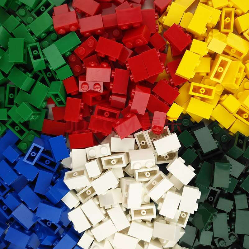 乐高积木块零件以上高砖积木3000片白色小颗粒基础块散件兼容diy大人