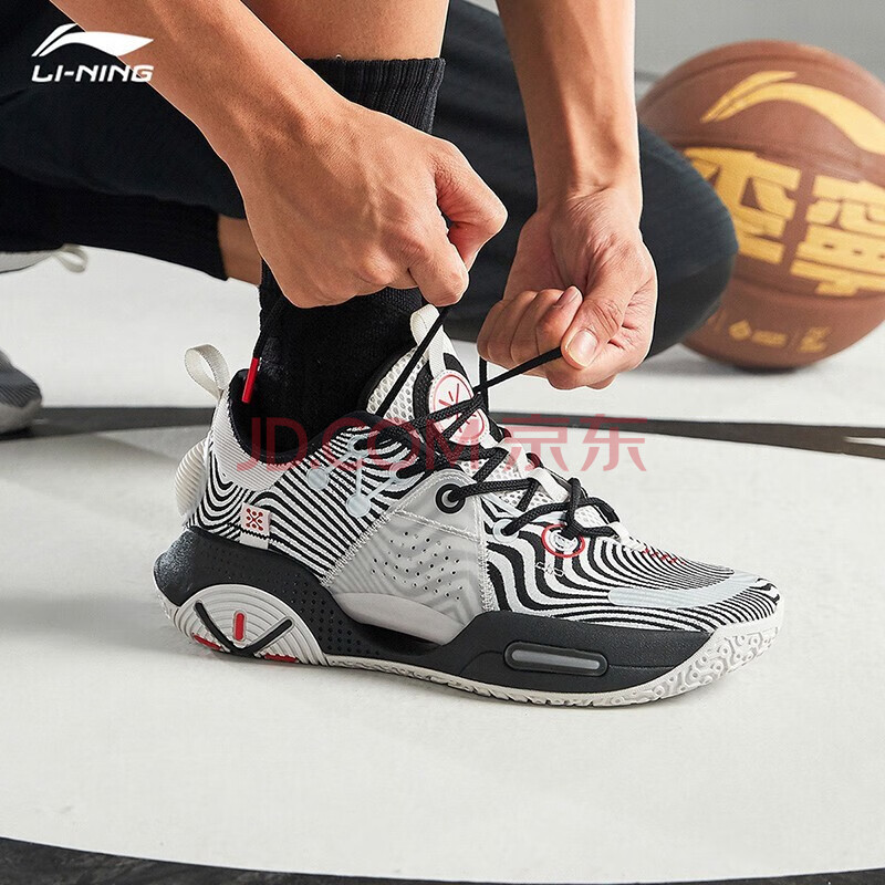 李宁全城9代pe球员版低帮篮球鞋男v1.5科技韦德之道运动比赛鞋