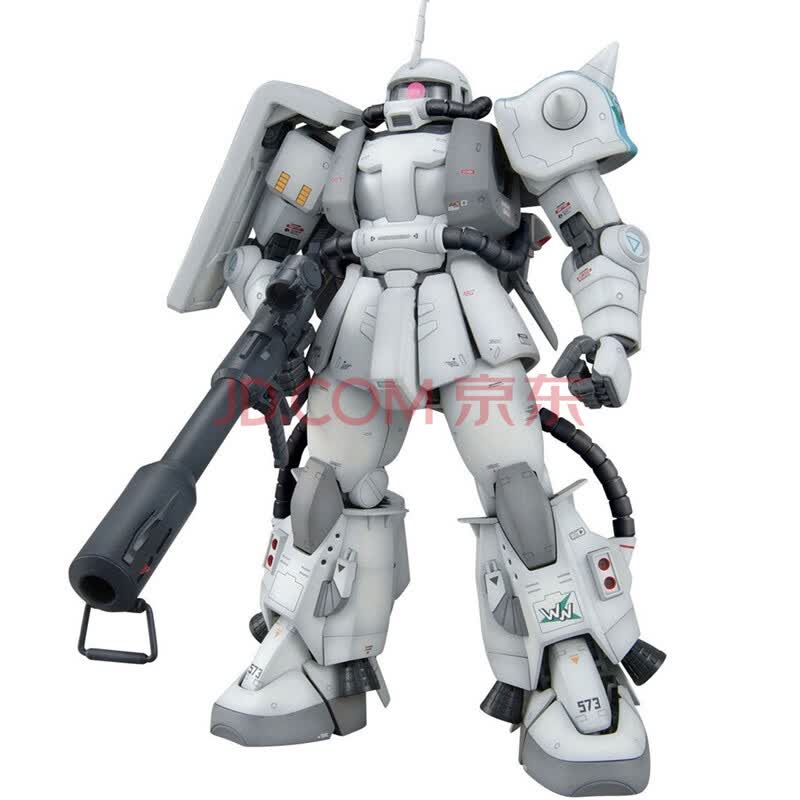 万代（BANDAI） MG 高达2 拼装模型玩具 18cm MG 白狼扎古2.0【图片 价格 品牌 报价】-京东