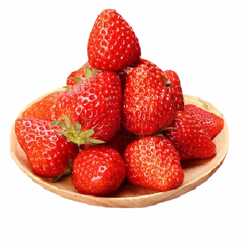 黄河畔 新鲜现摘红颜草莓水果 3斤装