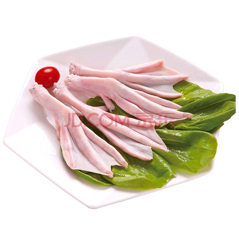 华英 鸭掌 500g/袋 新鲜生鸭掌鸭肉生鲜冷冻鸭爪鸭脚板卤味火锅食材