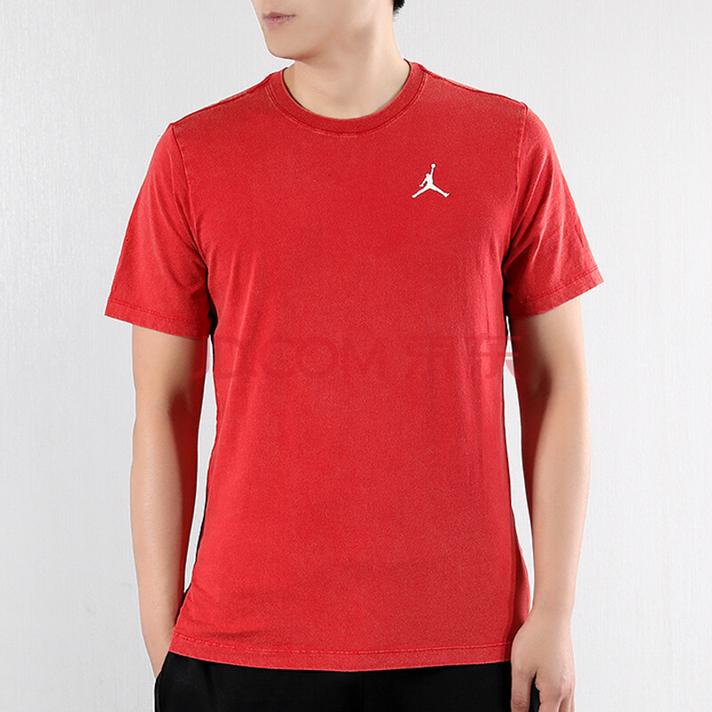 nike耐克短袖男 2020新品air jordan aj 23飞人灌篮做旧面料篮球t恤aq