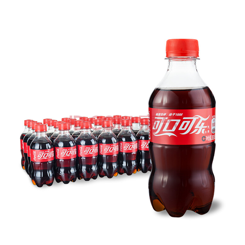                     Coca-Cola 可口可乐  汽水 碳酸饮料 300ml*24瓶                