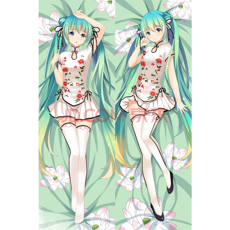 萌创社 初音二次元周边 初音未来miku动漫等身抱枕宅男女靠枕套生日