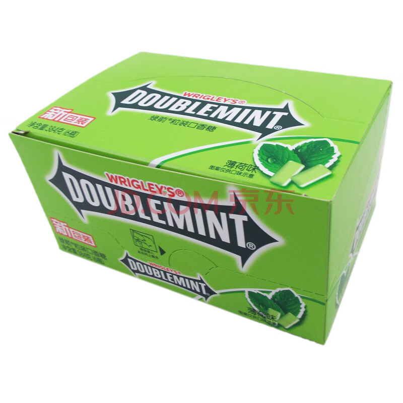 玛氏(mars) 【包邮】箭牌绿箭口香糖384g(64g×6瓶) 整盒 聚会办公