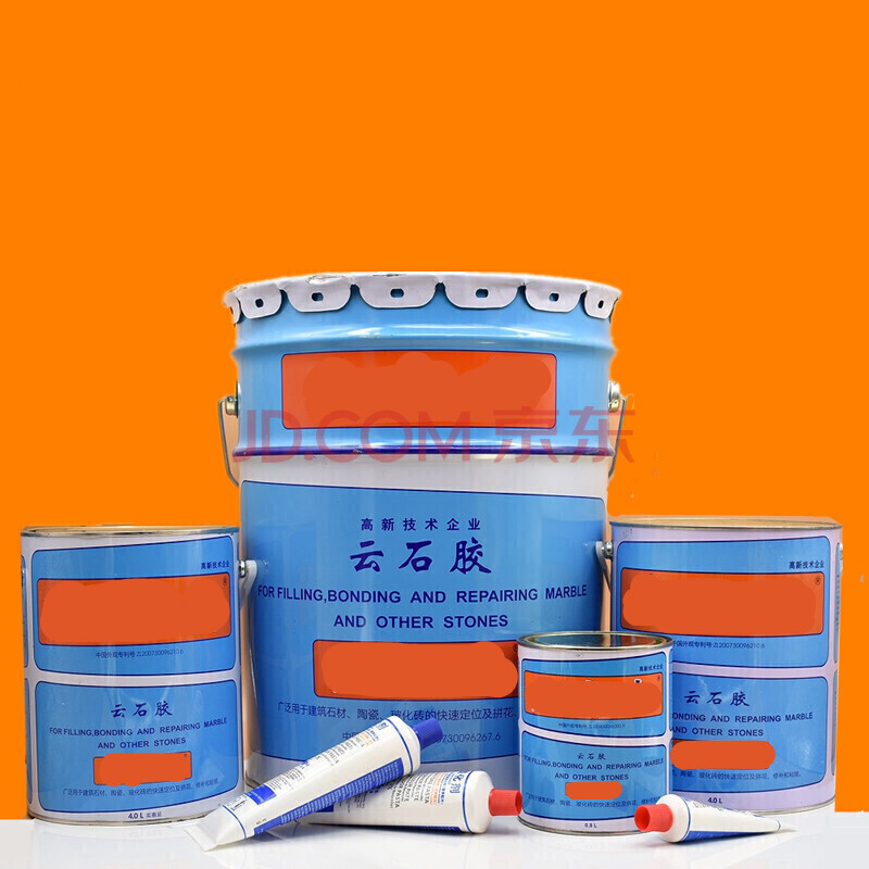 云石胶大理石胶 石材瓷砖胶修补胶 石材粘接胶 白色4升 3.5kg